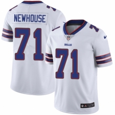 Men's Nike Buffalo Bills #71 Marshall Newhouse White Vapor Untouchable Limited Player NFL Jersey