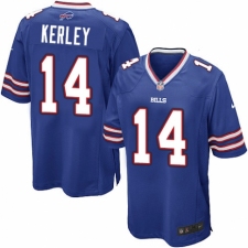Men's Nike Buffalo Bills #14 Jeremy Kerley Game Royal Blue Team Color NFL Jersey