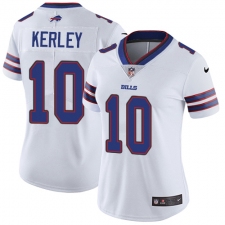 Women's Nike Buffalo Bills #10 Jeremy Kerley White Vapor Untouchable Limited Player NFL Jersey