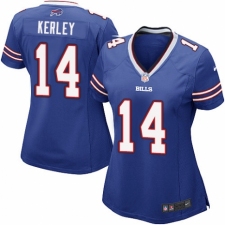 Women's Nike Buffalo Bills #14 Jeremy Kerley Game Royal Blue Team Color NFL Jersey