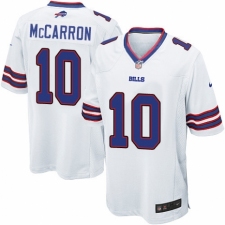 Men's Nike Buffalo Bills #10 AJ McCarron Game White NFL Jersey