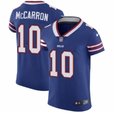 Men's Nike Buffalo Bills #10 AJ McCarron Royal Blue Team Color Vapor Untouchable Elite Player NFL Jersey
