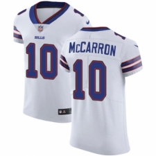 Men's Nike Buffalo Bills #10 AJ McCarron White Vapor Untouchable Elite Player NFL Jersey