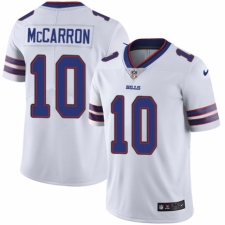 Men's Nike Buffalo Bills #10 AJ McCarron White Vapor Untouchable Limited Player NFL Jersey