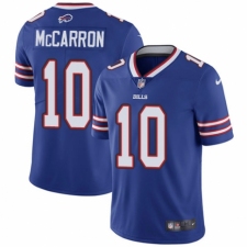 Youth Nike Buffalo Bills #10 AJ McCarron Royal Blue Team Color Vapor Untouchable Limited Player NFL Jersey