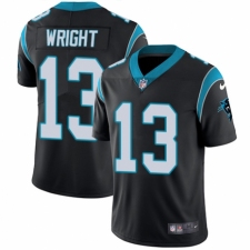 Men's Nike Carolina Panthers #13 Jarius Wright Black Team Color Vapor Untouchable Limited Player NFL Jersey