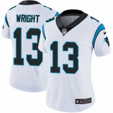 Women's Nike Carolina Panthers #13 Jarius Wright White Vapor Untouchable Elite Player NFL Jersey