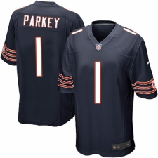 Men's Nike Chicago Bears #1 Cody Parkey Game Navy Blue Team Color NFL Jersey
