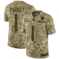 Men's Nike Chicago Bears #1 Cody Parkey Limited Camo 2018 Salute to Service NFL Jersey