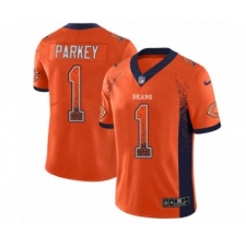 Men's Nike Chicago Bears #1 Cody Parkey Limited Orange Rush Drift Fashion NFL Jersey
