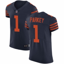 Men's Nike Chicago Bears #1 Cody Parkey Navy Blue Alternate Vapor Untouchable Elite Player NFL Jersey