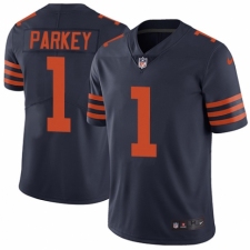 Men's Nike Chicago Bears #1 Cody Parkey Navy Blue Alternate Vapor Untouchable Limited Player NFL Jersey