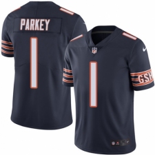 Men's Nike Chicago Bears #1 Cody Parkey Navy Blue Team Color Vapor Untouchable Limited Player NFL Jersey