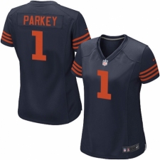 Women's Nike Chicago Bears #1 Cody Parkey Game Navy Blue Alternate NFL Jersey