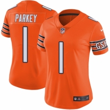 Women's Nike Chicago Bears #1 Cody Parkey Limited Orange Rush Vapor Untouchable NFL Jersey