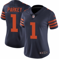 Women's Nike Chicago Bears #1 Cody Parkey Navy Blue Alternate Vapor Untouchable Limited Player NFL Jersey