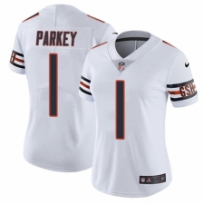 Women's Nike Chicago Bears #1 Cody Parkey White Vapor Untouchable Elite Player NFL Jersey