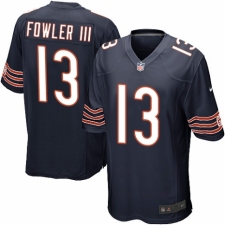 Men's Nike Chicago Bears #13 Bennie Fowler III Game Navy Blue Team Color NFL Jersey