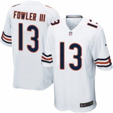 Men's Nike Chicago Bears #13 Bennie Fowler III Game White NFL Jersey