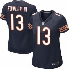 Women's Nike Chicago Bears #13 Bennie Fowler III Game Navy Blue Team Color NFL Jersey