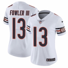 Women's Nike Chicago Bears #13 Bennie Fowler III White Vapor Untouchable Elite Player NFL Jersey
