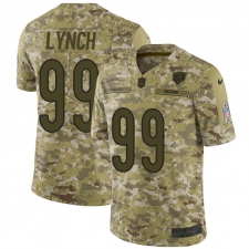 Men's Nike Chicago Bears #99 Aaron Lynch Limited Camo 2018 Salute to Service NFL Jersey