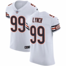 Men's Nike Chicago Bears #99 Aaron Lynch White Vapor Untouchable Elite Player NFL Jersey