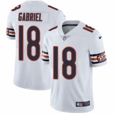 Youth Nike Chicago Bears #18 Taylor Gabriel White Vapor Untouchable Limited Player NFL Jersey