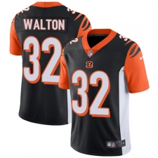 Men's Nike Cincinnati Bengals #32 Mark Walton Black Team Color Vapor Untouchable Limited Player NFL Jersey