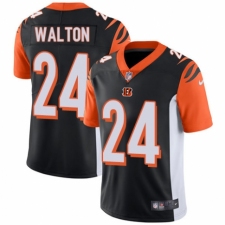 Youth Nike Cincinnati Bengals #24 Mark Walton Black Team Color Vapor Untouchable Limited Player NFL Jersey