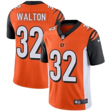 Youth Nike Cincinnati Bengals #32 Mark Walton Orange Alternate Vapor Untouchable Limited Player NFL Jersey