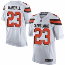 Men's Nike Cleveland Browns #23 Damarious Randall Elite White NFL Jersey