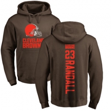NFL Nike Cleveland Browns #23 Damarious Randall Brown Backer Pullover Hoodie