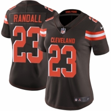 Women's Nike Cleveland Browns #23 Damarious Randall Brown Team Color Vapor Untouchable Elite Player NFL Jersey