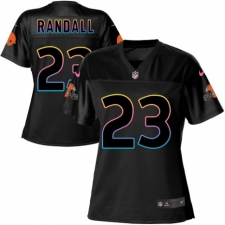 Women's Nike Cleveland Browns #23 Damarious Randall Game Black Fashion NFL Jersey