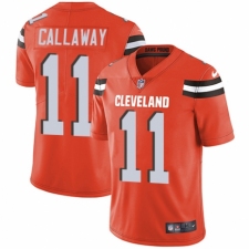 Men's Nike Cleveland Browns #11 Antonio Callaway Orange Alternate Vapor Untouchable Limited Player NFL Jersey
