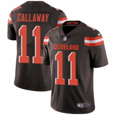 Youth Nike Cleveland Browns #11 Antonio Callaway Brown Team Color Vapor Untouchable Limited Player NFL Jersey
