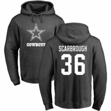 NFL Nike Dallas Cowboys #36 Bo Scarbrough Ash One Color Pullover Hoodie