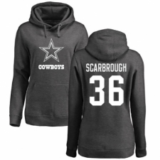 NFL Women's Nike Dallas Cowboys #36 Bo Scarbrough Ash One Color Pullover Hoodie