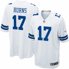 Men's Nike Dallas Cowboys #17 Allen Hurns Game White NFL Jersey
