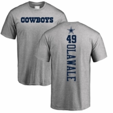 NFL Nike Dallas Cowboys #49 Jamize Olawale Ash Backer T-Shirt