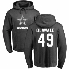 NFL Nike Dallas Cowboys #49 Jamize Olawale Ash One Color Pullover Hoodie