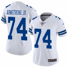 Women's Nike Dallas Cowboys #74 Dorance Armstrong Jr. White Vapor Untouchable Limited Player NFL Jersey