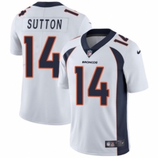Youth Nike Denver Broncos #14 Courtland Sutton White Vapor Untouchable Elite Player NFL Jersey