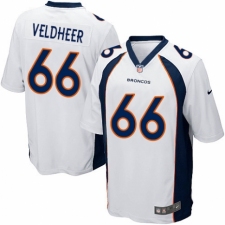 Men's Nike Denver Broncos #66 Jared Veldheer Game White NFL Jersey