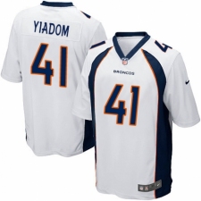Men's Nike Denver Broncos #41 Isaac Yiadom Game White NFL Jersey