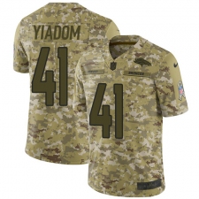 Youth Nike Denver Broncos #41 Isaac Yiadom Limited Camo 2018 Salute to Service NFL Jersey