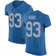Men's Nike Detroit Lions #93 Da'Shawn Hand Blue Alternate Vapor Untouchable Elite Player NFL Jersey