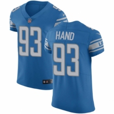 Men's Nike Detroit Lions #93 Da'Shawn Hand Blue Team Color Vapor Untouchable Elite Player NFL Jersey