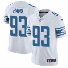 Men's Nike Detroit Lions #93 Da'Shawn Hand White Vapor Untouchable Limited Player NFL Jersey
